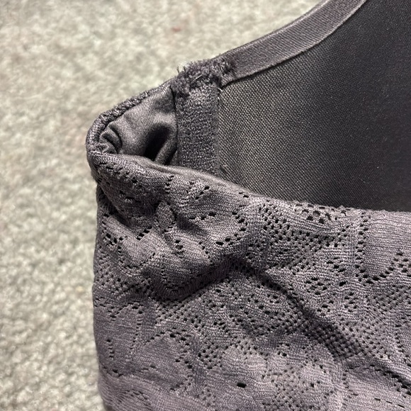 aerie lace trim padded demi bra 💜 36C - Picture 5 of 6